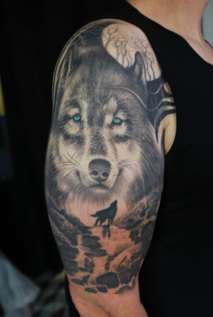 Black and Grey Tattoo Manchester